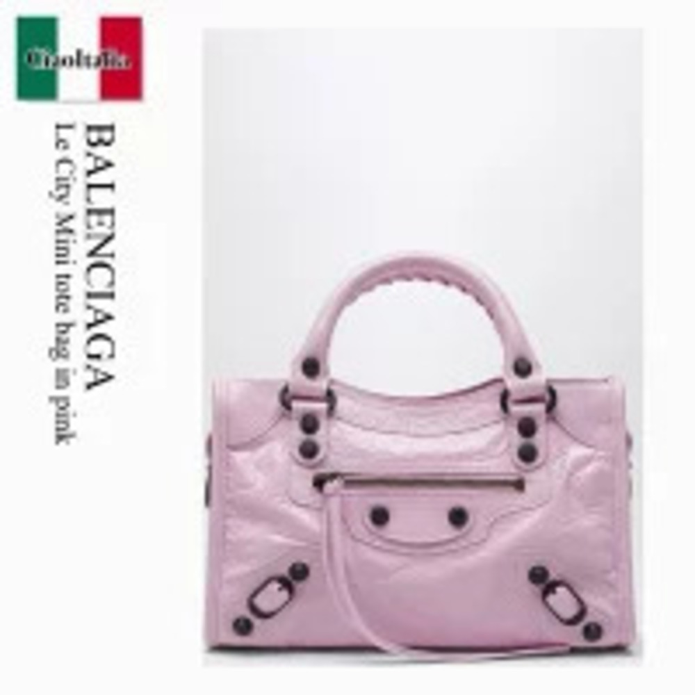 Balenciaga Bag Handbag Le City Tote Pink